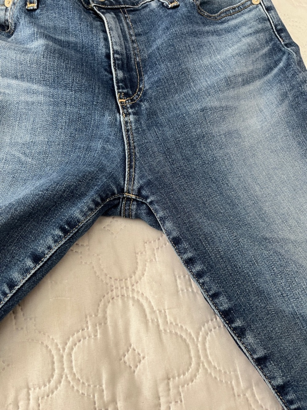 AG Adriano Goldschmied Mari Mid-Rise Slim Straight Jeans 15 Years Shoreline 28 - Picture 9 of 14